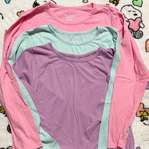 Place Pastel Long Sleeve Shirt Trio - Picture 1 of 5